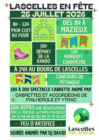 Affiche Fête de Lascelles 2026