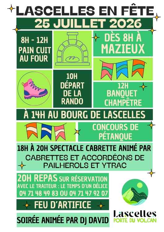 Affiche Fête de Lascelles 2026