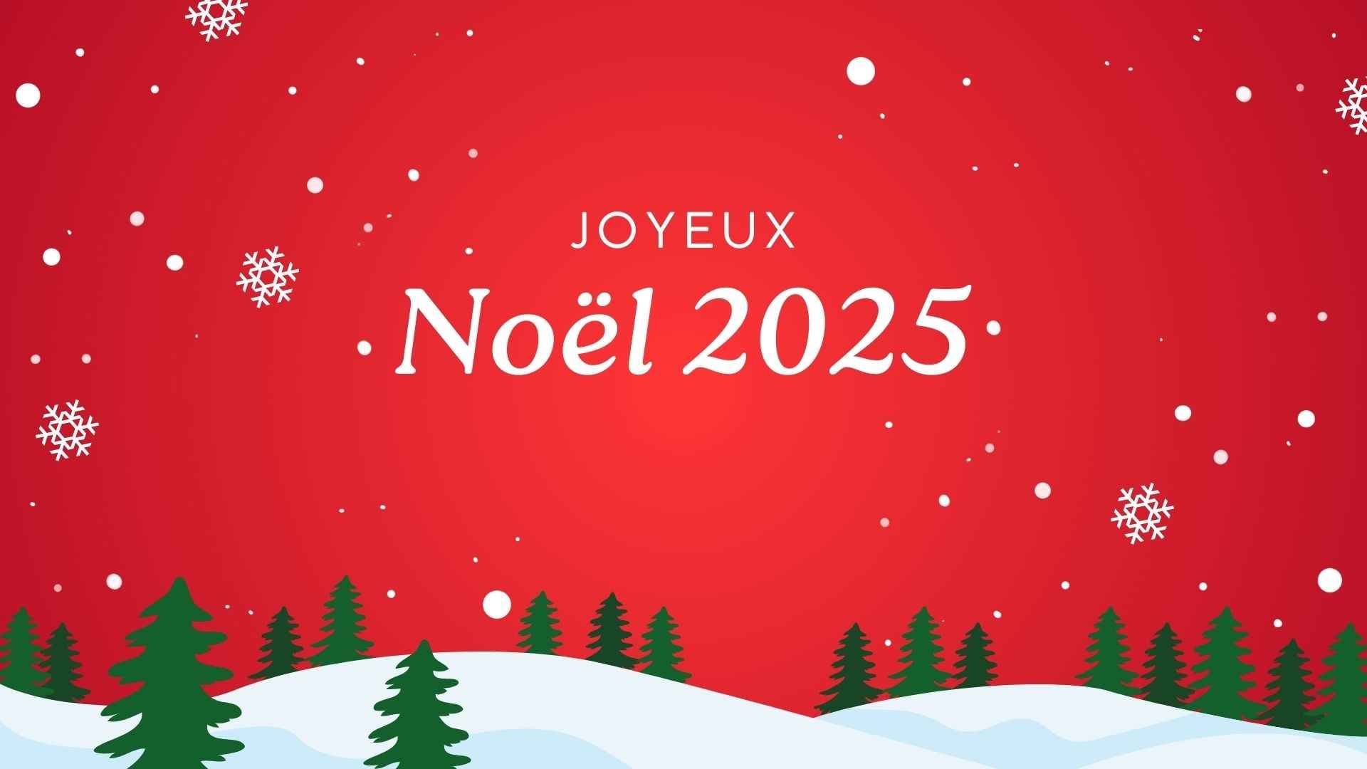 Présentation animation soirée de noël illustratif